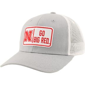 ZHATS Standard NCAA Officially Licensed Snapback Hat Big Rig Patch Gray White Defer, Grey, One Size
