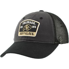 ZHATS Standard NCAA Officially Licensed Hat University Patch Switchback Charcoal Black, Grey, One Size