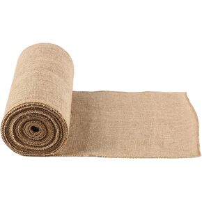 Burlap Table Runners 12" X10yds - Natural & Eco-Friendly for Home, Weddings, and Events - Rustic Decor for Dining & Reception Tables - Durable&Vintage,Farmhouse Style