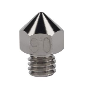 1pc MK8 Plated Copper Nozzle Non-Stick high Performance 0.4mm Compatible with 1.75mm Creality CR-10 All Metal Hotend CR10 Ender 3 pro Ender 5, ANET A8 3D Printer use (0.4mm)