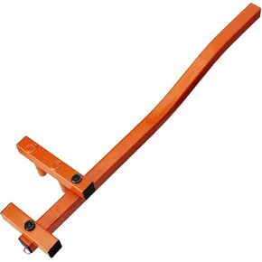 26In Heavy-Duty Steel Adjustable Decking Straightening Tool,Deck Tool for Straightening and Bending Boards, Steel Srtaightener to Tighten up The Gaps,Universal Fit for Wood Decks - Vibrant Orange