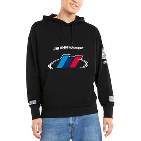 Puma - Mens BMW MMS Street Hoodie, Color Puma Black, Size: Large