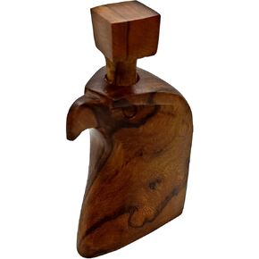 Pepper Mill Wood, Pepper Crusher Wood. Chili Ironwood Handmade, Chiltepin Spice Grinder, Hand Crusher. Mini Eagle Figure