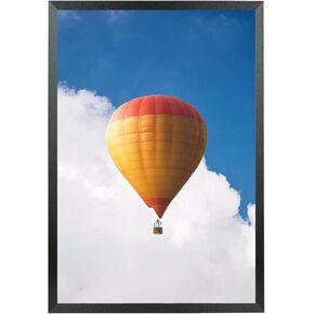 Mxtallup 13x22 Picture Frame Solid Wood 13x22 Poster Frame for Wall 13x22 Photo Frames Family Black (T22B1322)