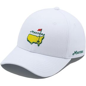 2024 Golf Hat Tournament Hat for Men & Women,Green/Yellow Pattern Outdoor Trucker Caddy Ball Cap,Compatible with Golf Merchandise Apparel (White)