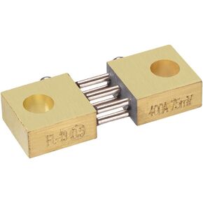 uxcell Shunt Resistor 400A 75mV for DC Current Ammeter Analog Panel Meter External FL-19 Shunt Divider