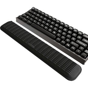 مسند معصم للوحة المفاتيح TKL، وسادة دعم معصم مريحة من إسفنج الذاكرة فائقة النعومة للكمبيوتر، وسادة معصم مريحة للمكتب، مسند ذراع للوحة مفاتيح الكمبيوتر المحمول من أجل ألم المعصم وكتابة ألعاب المكتب (أبيض) in Kuwait