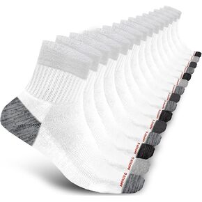 Mossy Oak Men's Cushioned Quarter Socks | Athletic, Lightweight & Breathable Ankle Socks | Ideal for Sports & Everyday Wear