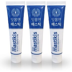 Mastikis Toothpaste 120g(4.23 oz.) 3ea Mastic Oil Xylitol Helicobacter Zero