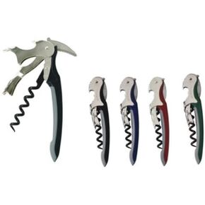 Soft-Touch Murano Two-Step Waiter Corkscrew with Nonstick Spiral