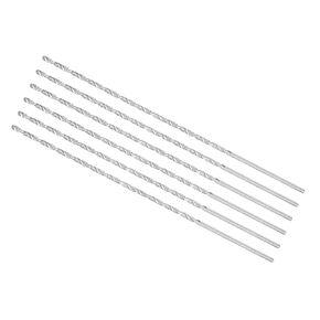 Extra Long Twist Drill Bit, 3mm Drill Diameter 250mm Total Length, High Speed Steel Twist Drill Bit - (Applications: for Copper Metal Wood Aluminum), 6-Pieces