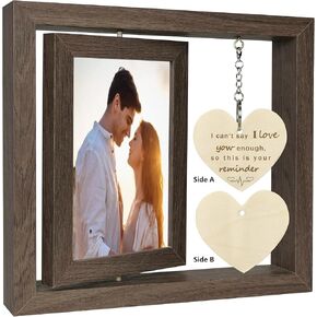 Lucky to Be in Love with My Best Friend Anniversary Picture Frame, For you Boyfriend, Girlfriend, Husband Wife, Fiance, Couples Gifts