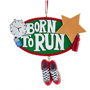 The Bridge Collection 'Born to Run' Track Cross Country Runners Ornament - Running Shoes Christmas Ornament