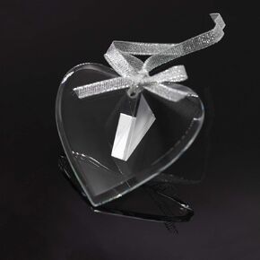 StayMax زخرفة قلب زجاجية شفافة فارغة معلقة قلادة فارغة التسامي فارغة in Kuwait