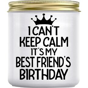 POTENTIA Best Friend Gift, Gift for Women, Funny Birthday Gift for Women, Colleague, Mother’s Day, Birthday Gift, Gift for Friend Who is Moving 9Oz Lavender Scented Candle with Gift Ready Premium Box in Saudi Arabia