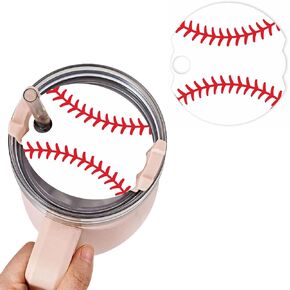 Tennis-Inspired Name Plate Tag for Stanley H2.0 40oz Tumblers, Featuring Classic Ball Design, Ideal Accessory for Tumbler Lids