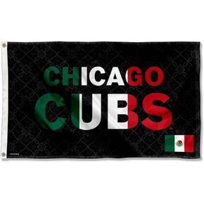 WinCraft Chicago Baseball Mexico Mexican Colors 3x5 Foot Grommet Banner Flag
