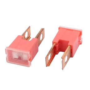 uxcell Car 30A 32V Male PAL 2 Straight Blade Slow Blow Fuse 2 Pcs Red 4.5 x 2.2 x 1.5cm