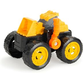 John Deere Monster Treads Rev Up Tractor Toy Tractor Toys - Monster Truck Style Tires and Sounds - 10 Inch - Ages 3 Years and Up Green
