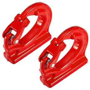 2 Ton Weld on Anchor Hook,G80 Heavy Duty Weld on Hook,Alloy Steel Lifting Hook,Welding Hooks for Wrecker Crane Tractor Rigging Lifting 4400Lbs 2pack