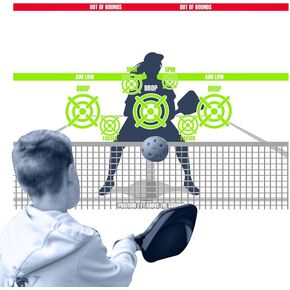 Versatile Pickleball Practice Board, Pickleball Rebounder Board That Help Improves Accuracy & Control by ModFamily Products That Simplify Life