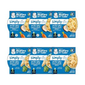 Gerber Toddler Food, Pick-ups, Italian-Style Chicken & Cheese Ravioli, Baby Food, Simply No Preservatives, 6 Ounce (Pack of 8)