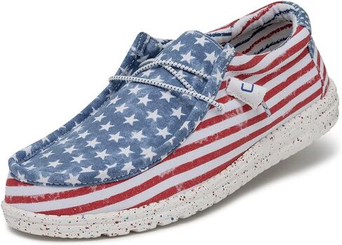 Hey Dude Wally Patriotic - Off White Patriotic in Saudi Arabia