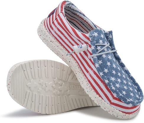 Hey Dude Wally Patriotic - Off White Patriotic in Saudi Arabia