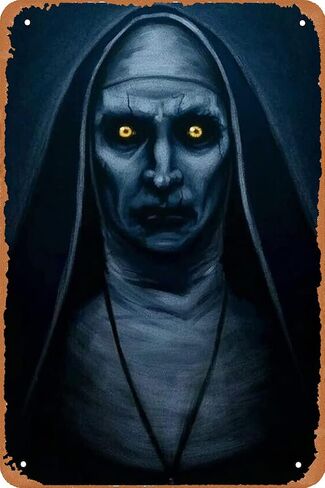 Cheogket Horror Movie Tin Sign The Conjuring Poster Vintage Style Wall Plaque Decor Metal Poster 8x12 inch in Saudi Arabia