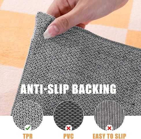 MABOZOO Bathroom Runner Rug 24x60 Inch,Extra Soft Absorbent Bath Mat with Non-Slip Backing,Machine Washable Rugs for Shower Floor, Bathroom,Tub(Khaki) in Saudi Arabia