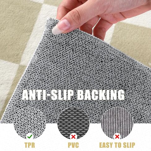 MABOZOO Bathroom Runner Rug 24x60 Inch,Extra Soft Absorbent Bath Mat with Non-Slip Backing,Machine Washable Rugs for Shower Floor, Bathroom,Tub(Khaki) in Saudi Arabia