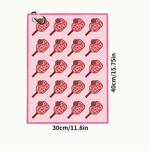 Pickleball Towel Microfiber and Cotton 15x12 Inch Athletic Towels for Pickle Ball in Saudi Arabia