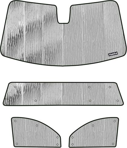 Sunshade Set Compatible with 2014-2018 Chevrolet Silverado/GMC Sierra 1500 2500 3500-Extended Cab in Kuwait