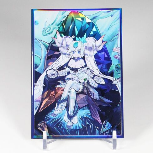 Volcanic Island 50ct 63x90mm Holographic Top Loading Trading Card Sleeves for YuGiOh/Japanese Art Anime Printing Card Sleeves Protectors (Yubel) in Kuwait