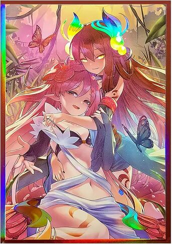 Volcanic Island 50ct 63x90mm Holographic Top Loading Trading Card Sleeves for YuGiOh/Japanese Art Anime Printing Card Sleeves Protectors (Yubel) in Kuwait