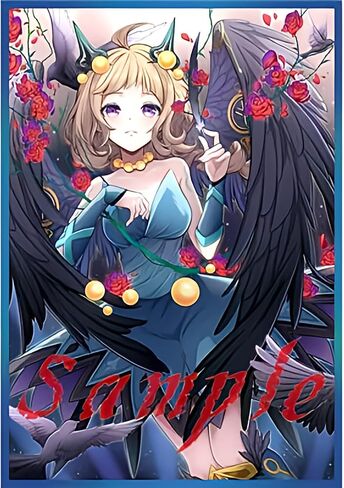 Volcanic Island 50ct 63x90mm Holographic Top Loading Trading Card Sleeves for YuGiOh/Japanese Art Anime Printing Card Sleeves Protectors (Yubel) in Kuwait