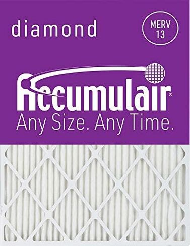 تراكم الماس 21x22x1 (الحجم الفعلي) فلتر الهواء/مرشحات الفرن MERV 13 (6 عبوات) in Kuwait