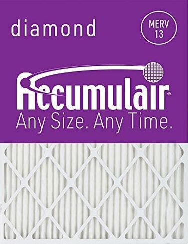 تراكم الماس 21x22x1 (الحجم الفعلي) فلتر الهواء/مرشحات الفرن MERV 13 (6 عبوات) in Kuwait