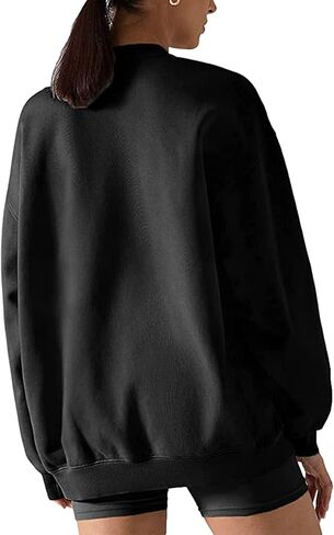 Remidoo Women's Oversized Sun and Moon Graphic Sweatshirts Long Sleeve Pullover Tops in Saudi Arabia