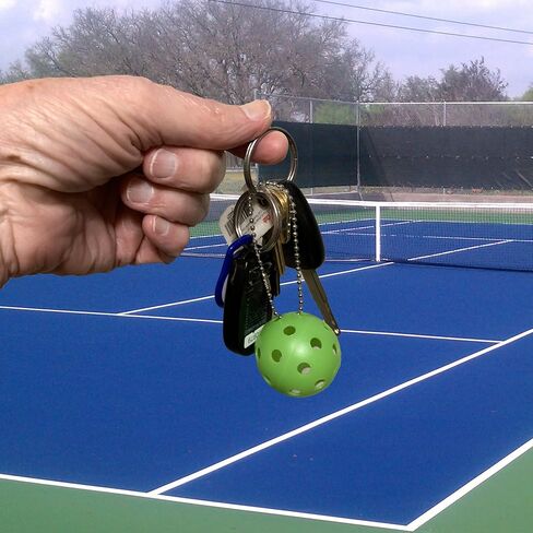 مجموعة زينة Pickleball مكونة من 4 قطع، سلسلة مفاتيح Pickleball لحقيبة Pickleball، وحقيبة الصالة الرياضية، والمحفظة، تستخدم كزينة in Saudi Arabia
