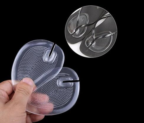 5 Pairs Anti-Slip Silicone Thong Sandal Toe Guards Cushions Sandal Flip-Flop Toe Protectors Selft Adhesive Toe Pad Clear in Saudi Arabia