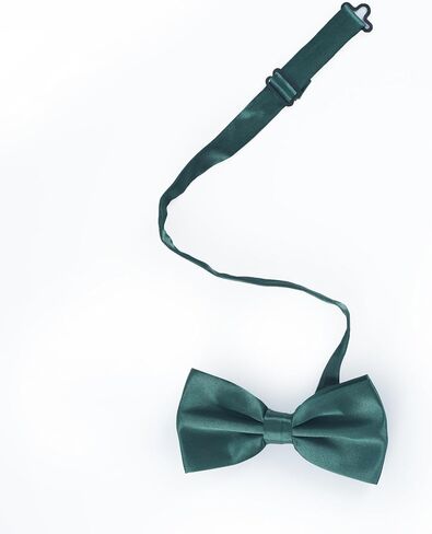 Classic Bow Tie Adjustable Neck Bow Tie Solid Color Satin Bow Tie for Men Wedding Party Graduation Gifts Dress up in Kuwait