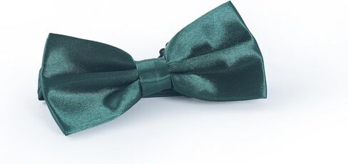 Classic Bow Tie Adjustable Neck Bow Tie Solid Color Satin Bow Tie for Men Wedding Party Graduation Gifts Dress up in Kuwait