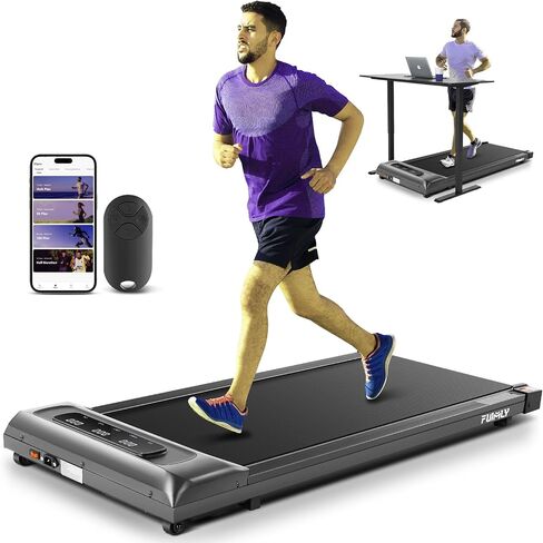 Treadmills for Home Small Under Desk Treadmill Portable Desk Treadmill for Office Walking Pad 300+ Lb Weight Capacity in Saudi Arabia