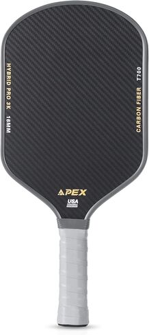 Pickleball Paddle, T700 Raw Carbon Fiber Pickleball Paddle with 16mm Polypropylene Honeycomb Core and Shock-Absorbing Grip, Pickleball Racket for Adults in Saudi Arabia