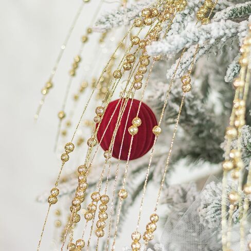 KI Store Velvet Christmas Balls Burgundy 25pcs Flocked Christmas Tree Ornaments Assortment for Xmas Tree Holiday Decor in Saudi Arabia