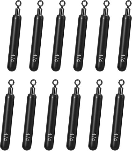 Fishfun Tungsten Drop Shot Weights Sinkers for Bass Fishing, Tungsten Dropshot Fishing Weights, 1/8 oz, 3/16 oz, 1/4 oz, 3/8 oz, 1/2 oz in Kuwait