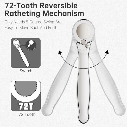 17in1 Right Angle Screwdriver - Ratcheting Pocket Screwdriver [Bearing Steel] 36-Tooth Mini Ratchet Wrench 90 Degree Offset Ratcheting Screwdriver for Tight Space Sewing Machine Tool Gifts for Men in Saudi Arabia