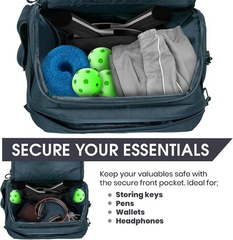 Premium Pickleball Bag Backpack - Water Resistant, Vented Shoe Compartment, and Customizable Nameplate in Saudi Arabia