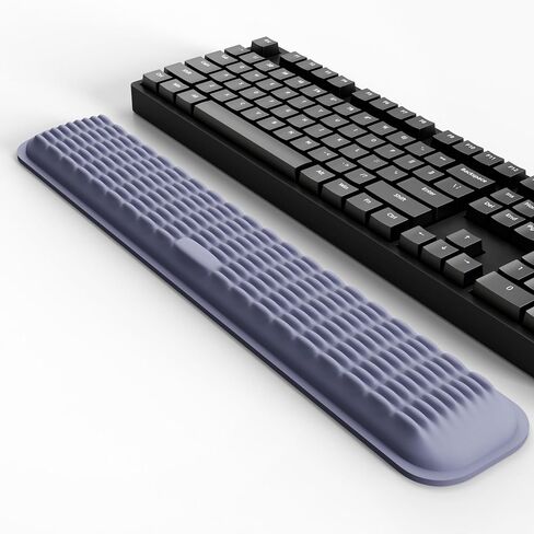 TKL Keyboard Wrist Rest, Super Soft Memory Foam Ergonomic Computer Wrist Support Pad, Comfortable Desk Wrist Cushion, Laptop Keyboard Arm Hand Rest for Wrists Pain Office Gaming Typing (White) in Saudi Arabia